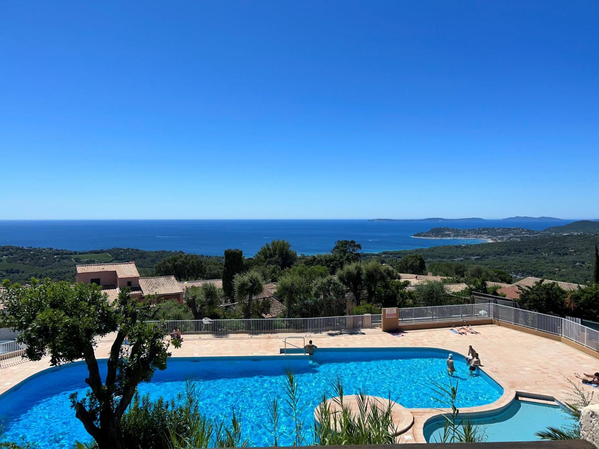 Studio Pool House Vue Mer Panoramique Amazing Sea View Wifi Linge Linen Inclut Aircondition La Croix-Valmer Exterior photo